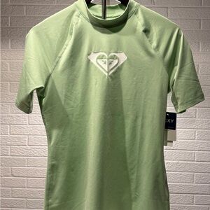 Roxy Mint Green Short Sleeve Top